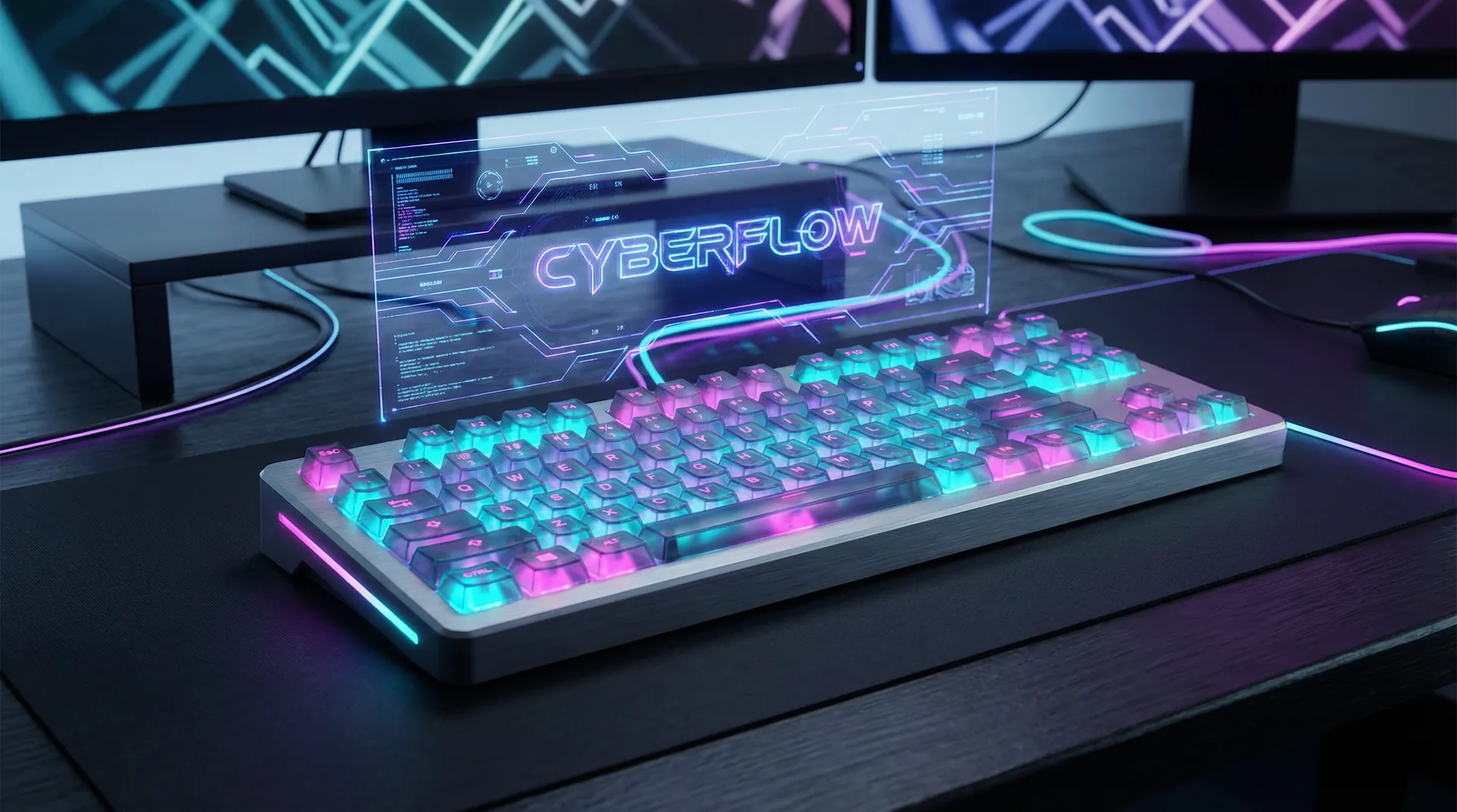 赛博朋克风格机械键盘 - 英雄联盟竞猜 外设评测