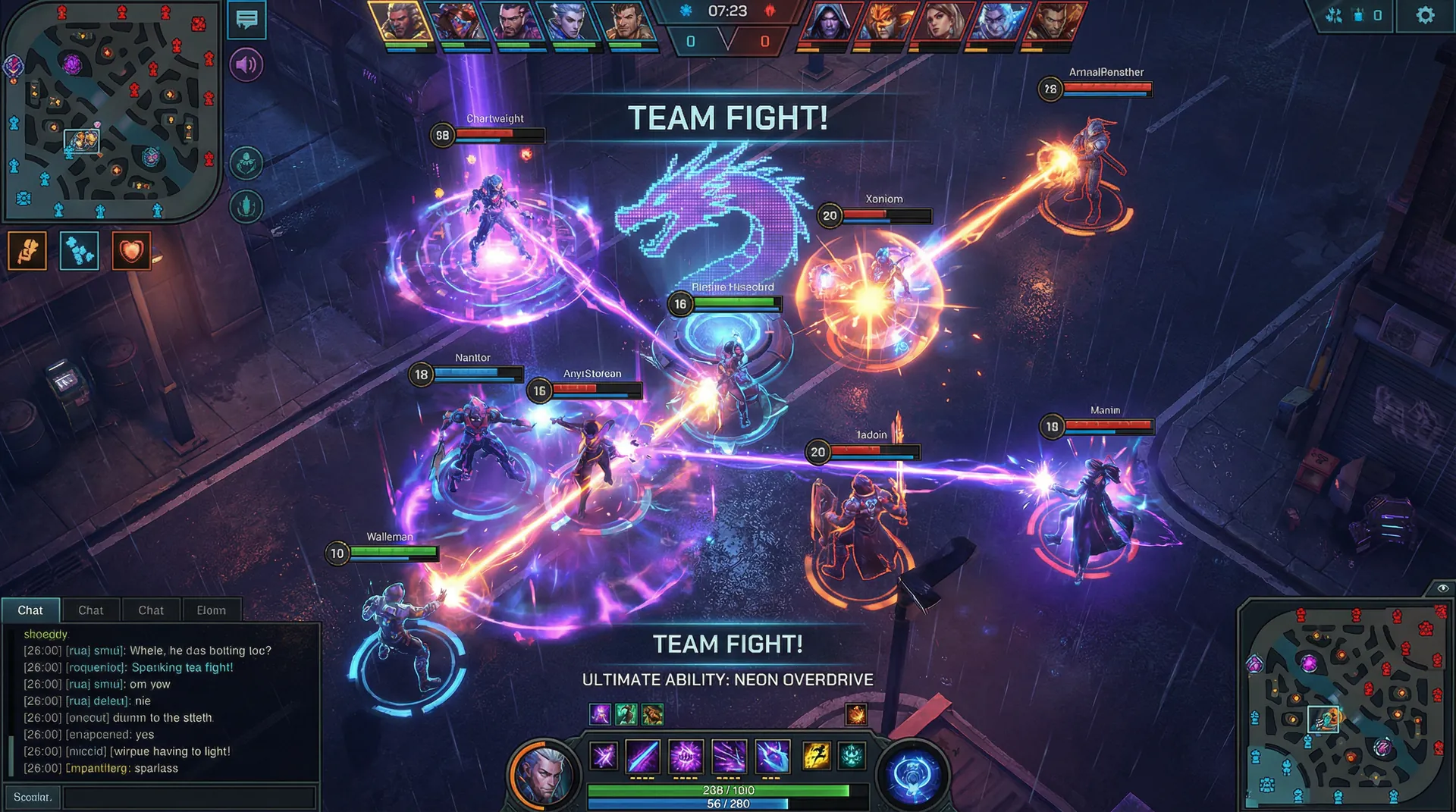 MOBA游戏团战名场面 - 英雄联盟竞猜 高能时刻